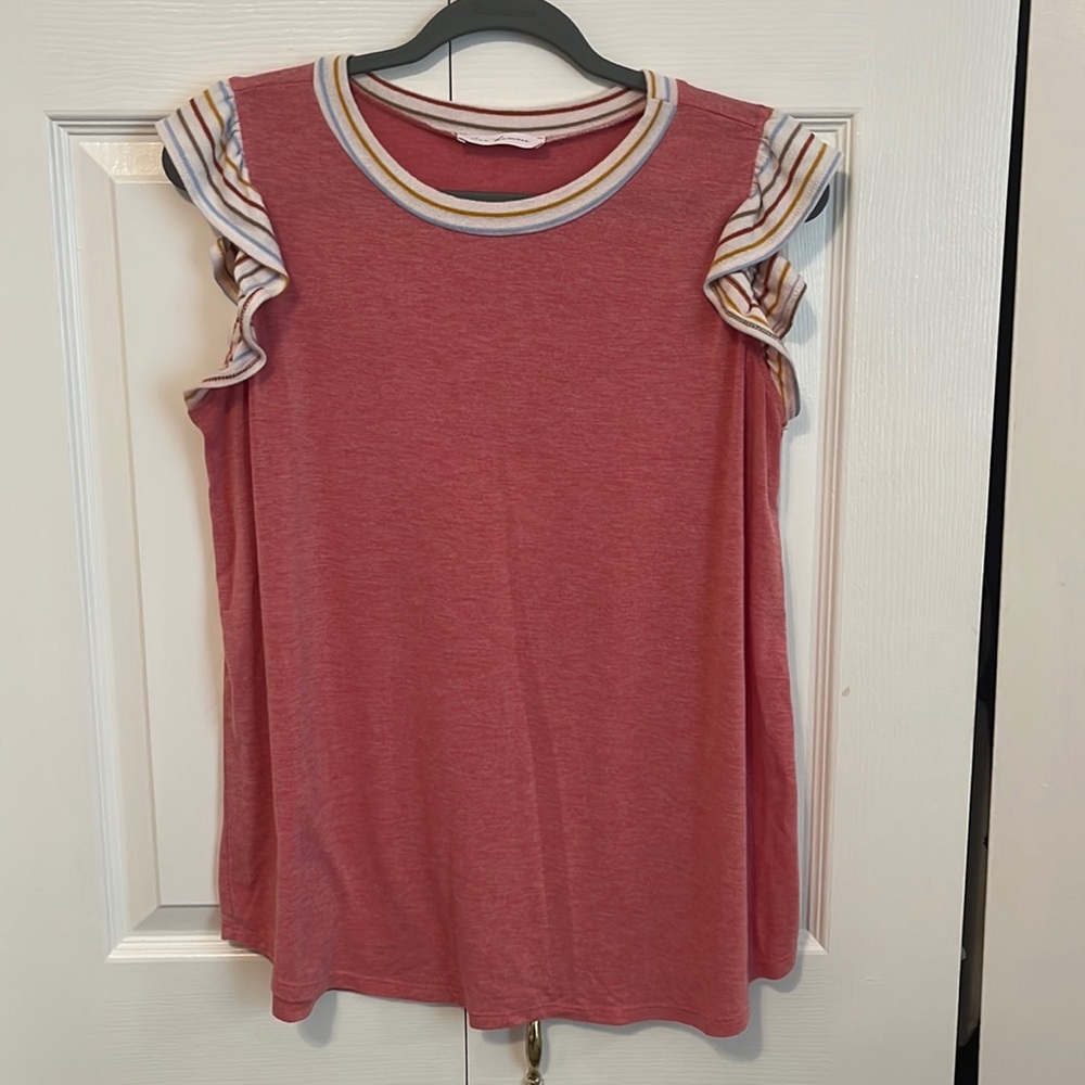 Pink Jersey tank size M